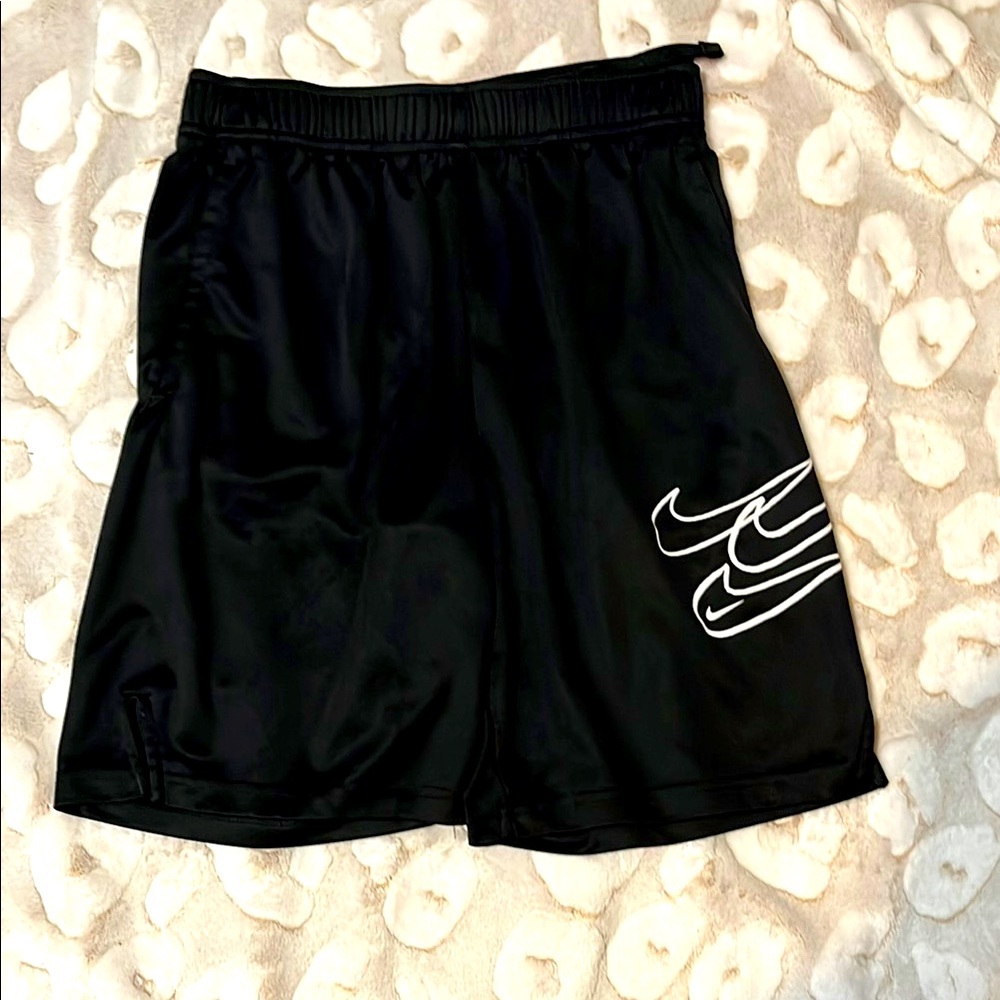 Nike Boy’s Black Dri-Fit Lightweight Running Training Gym Shorts